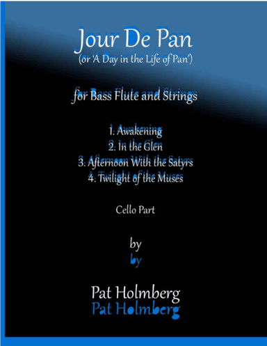 Jour de Pan (for bass flute and strings) - cello part