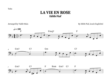 La Vie En Rose (arr. Valdir Maia)