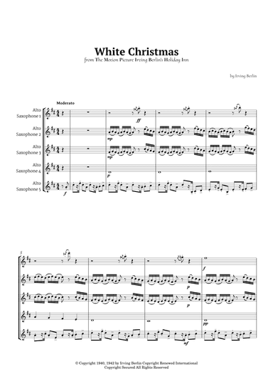 White Christmas (arr. Ander)
