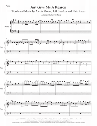 Just Give Me A Reason (arr. Kevin Busse)