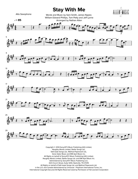 Stay With Me (arr. Nathan Allen)