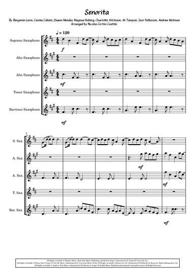 Senorita (arr. Nicolás Cortés Castillo)