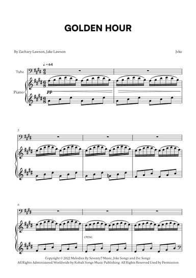 Golden Hour (arr. Cadenza Editions)