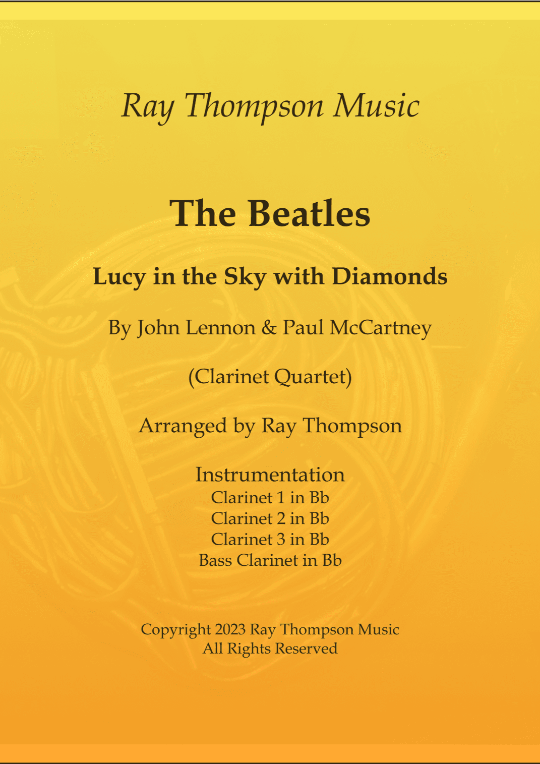 Lucy In The Sky With Diamonds (arr. Ray Thompson)