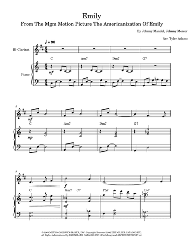 Emily (arr. Tyler Adams)