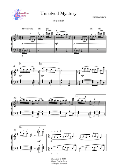 Unsolved Mystery (in E Minor)