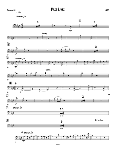 Past Lives - Trombone - 2