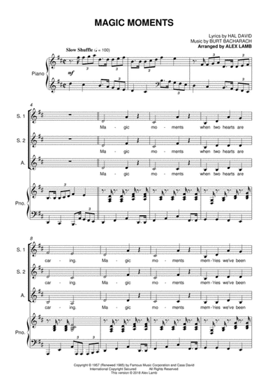 Magic Moments (arr. Alex Lamb)