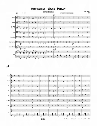 Oktoberfest Waltz Medley-----String Orchestra-----Heritage Series # 18 (arr. John Philips)