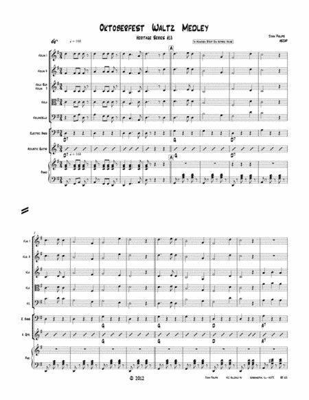 Oktoberfest Waltz Medley-----String Orchestra-----Heritage Series # 18 (arr. John Philips)