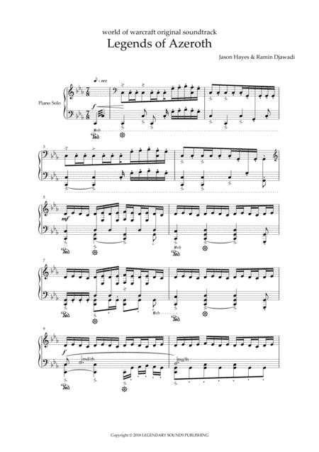 Legends Of Azeroth (arr. Peligot)