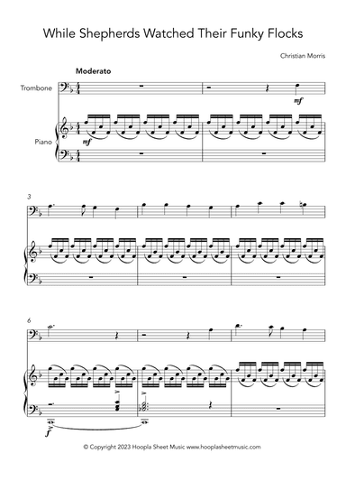 While Shepherds Watched Their Funky Flocks (arr. Christian Morris)