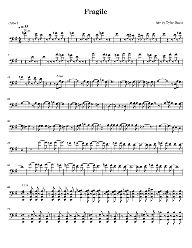 Fragile (arr. Tyler Davis)