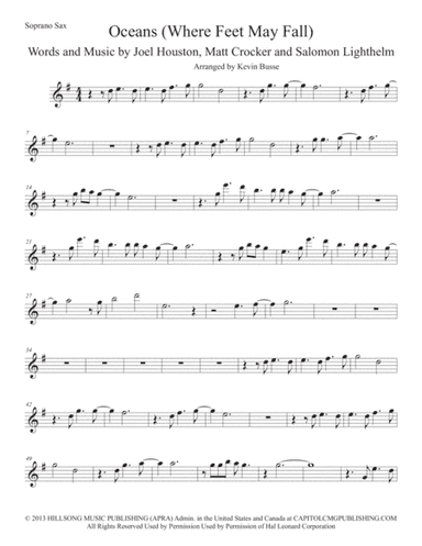 Oceans (Where Feet May Fail) (arr. Kevin Busse)