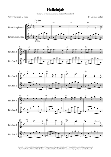 Hallelujah (arr. Jhonatan Lucio Viana)