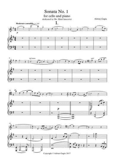 Cello Sonata, op. 62