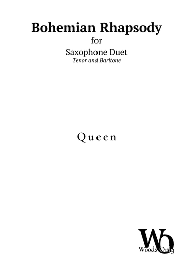 Bohemian Rhapsody (arr. Ander)