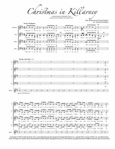 Christmas In Killarney (arr. Jennifer McMillan)