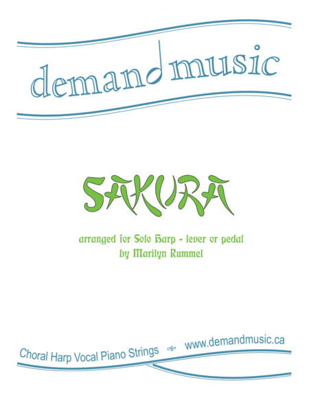 Sakura for solo harp (arr. Marilyn Rummel)