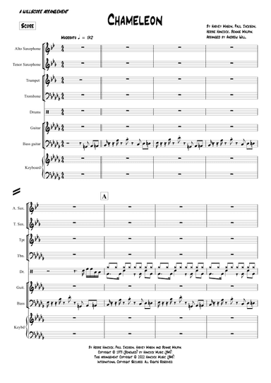 Chameleon (arr. Andrew Will)