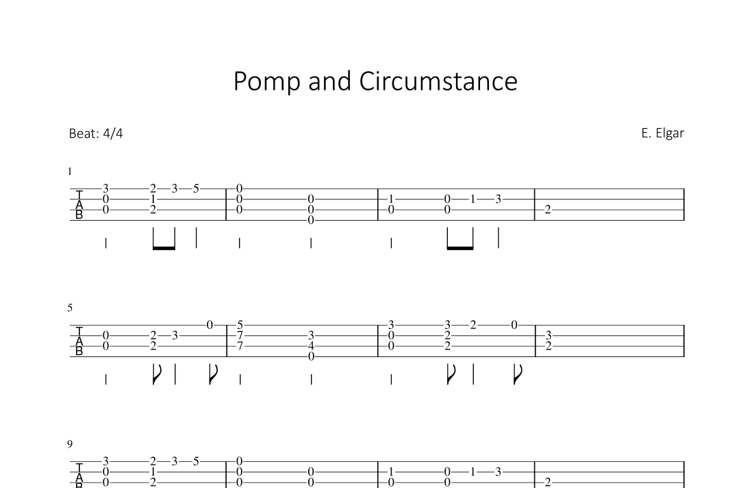Pomp and Circumstance (arr. Bettina Schipp)