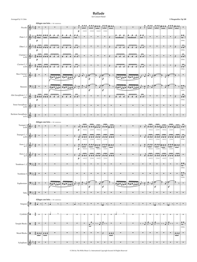 Ballade (arr. Sarah J Coles)