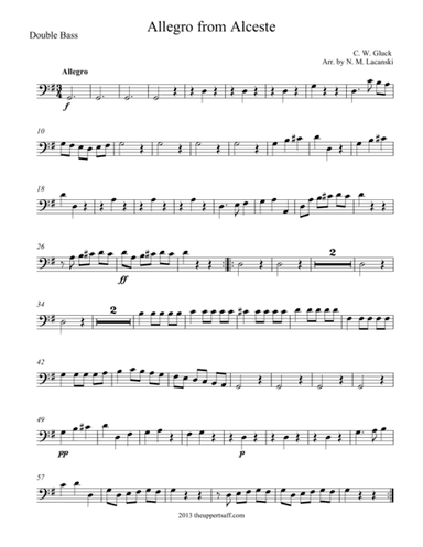 Allegro from Alceste (arr. Nick Lacanski)
