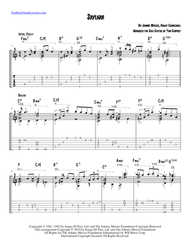 Skylark (arr. Tom Godfrey)
