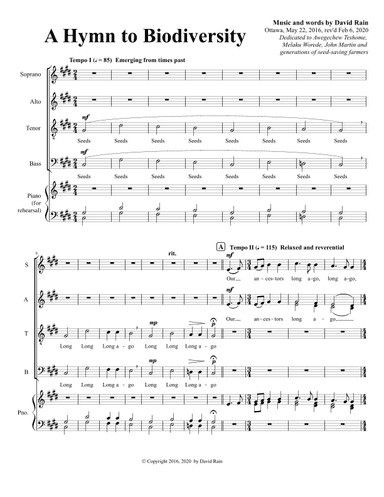A Hymn to Biodiversity