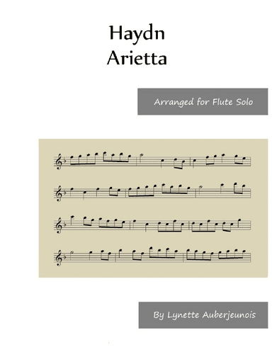 Arietta - Flute Solo (arr. Lynette Auberjeunois)