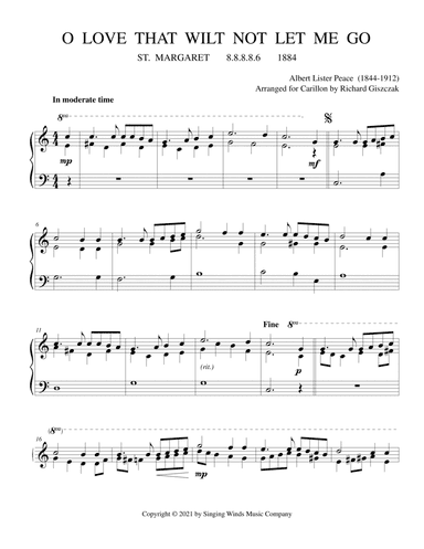O Love That Wilt Not Let Me Go (ST. MARGARET) (arr. Richard Giszczak)