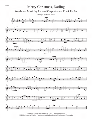 Merry Christmas, Darling (arr. Kevin Busse)