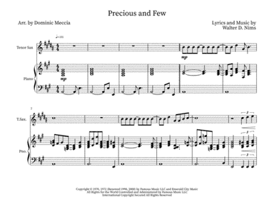 Precious And Few (arr. Dominic Meccia)