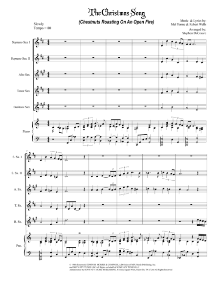 The Christmas Song (Chestnuts Roasting On An Open Fire) (arr. Stephen DeCesare)