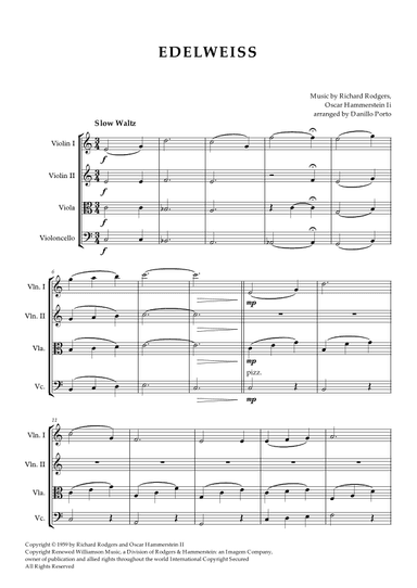 Edelweiss (arr. Danillo Porto)