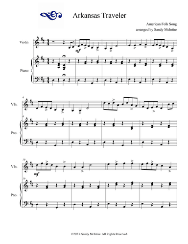 Arkansas Traveler (arr. Sandy McIntire)