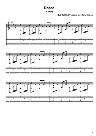 Dosed (arr. Daryl Shawn)