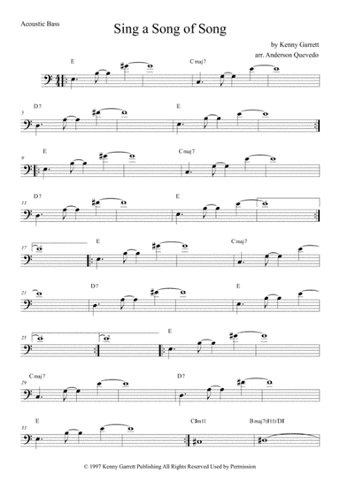 Sing A Song Of Song (arr. Anderson Quevedo)