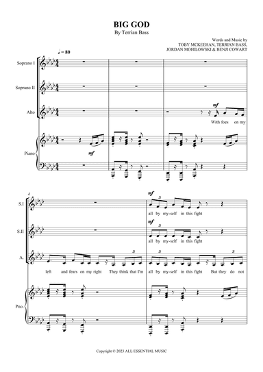 Big God (arr. SCMusic)