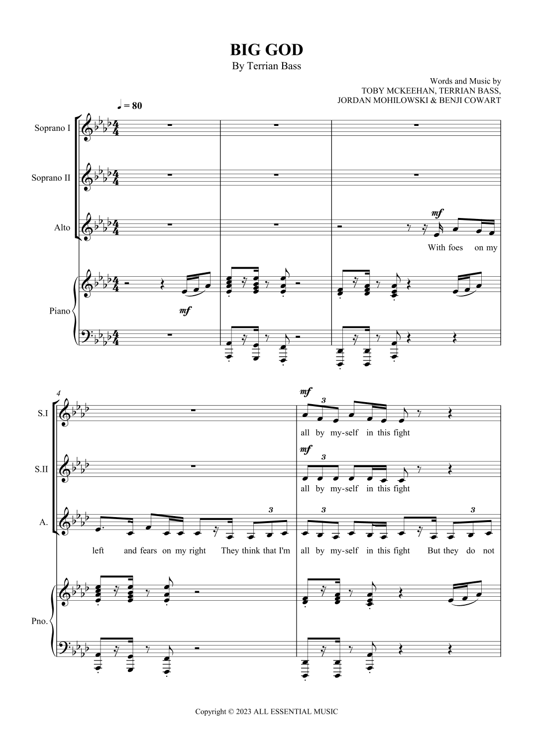 Big God (arr. SCMusic)
