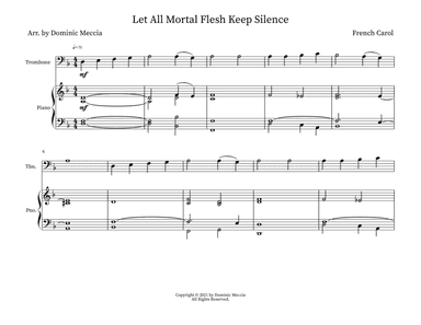 Let All Mortal Flesh Keep Silence (arr. Dominic Meccia)