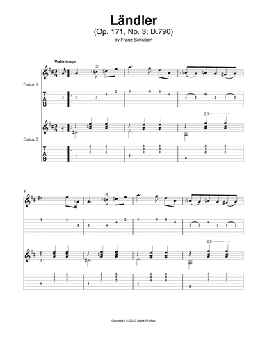 Ländler (arr. Mark Phillips)