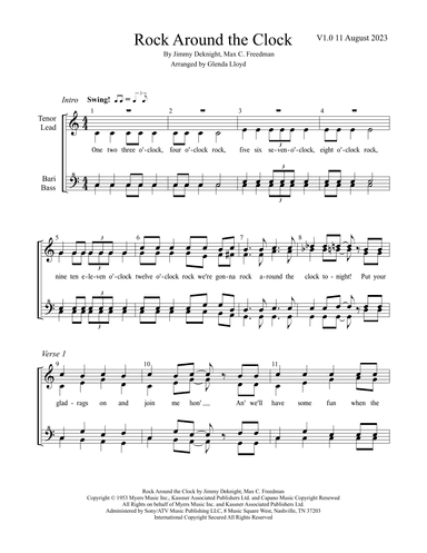 Rock Around The Clock (arr. Glenda Lloyd)