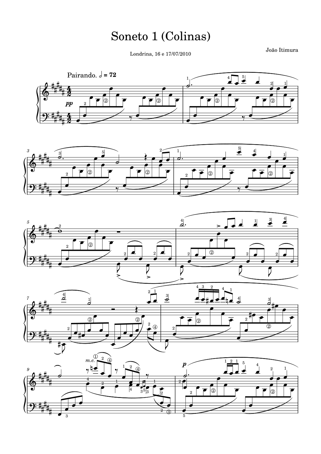 Soneto 1 (Colinas)