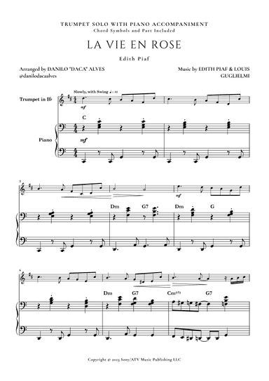 La Vie En Rose (arr. Danilo "Daca" Alves)