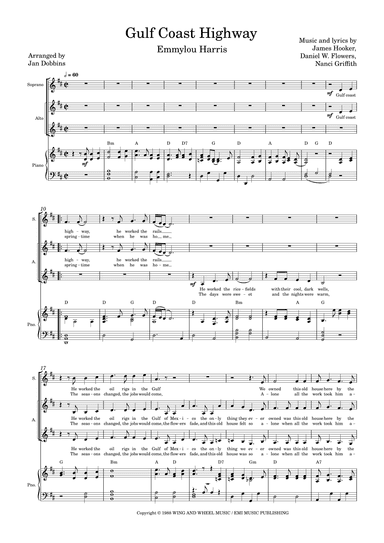 Gulf Coast Highway (arr. Jan Dobbins)