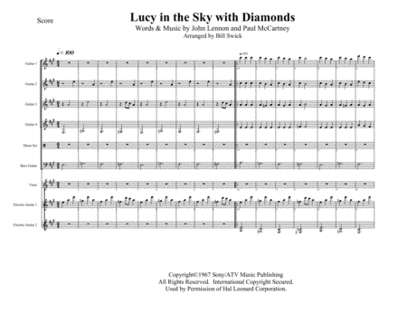 Lucy In The Sky With Diamonds (arr. Bill Swick)