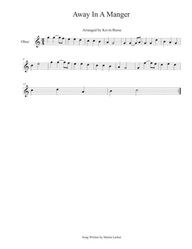 Away In A Manger - Oboe (arr. Kevin Busse)