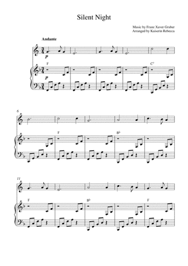 Silent Night (arr. Kaiserin Rebecca)