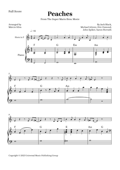 Peaches (arr. Márcio Silva)